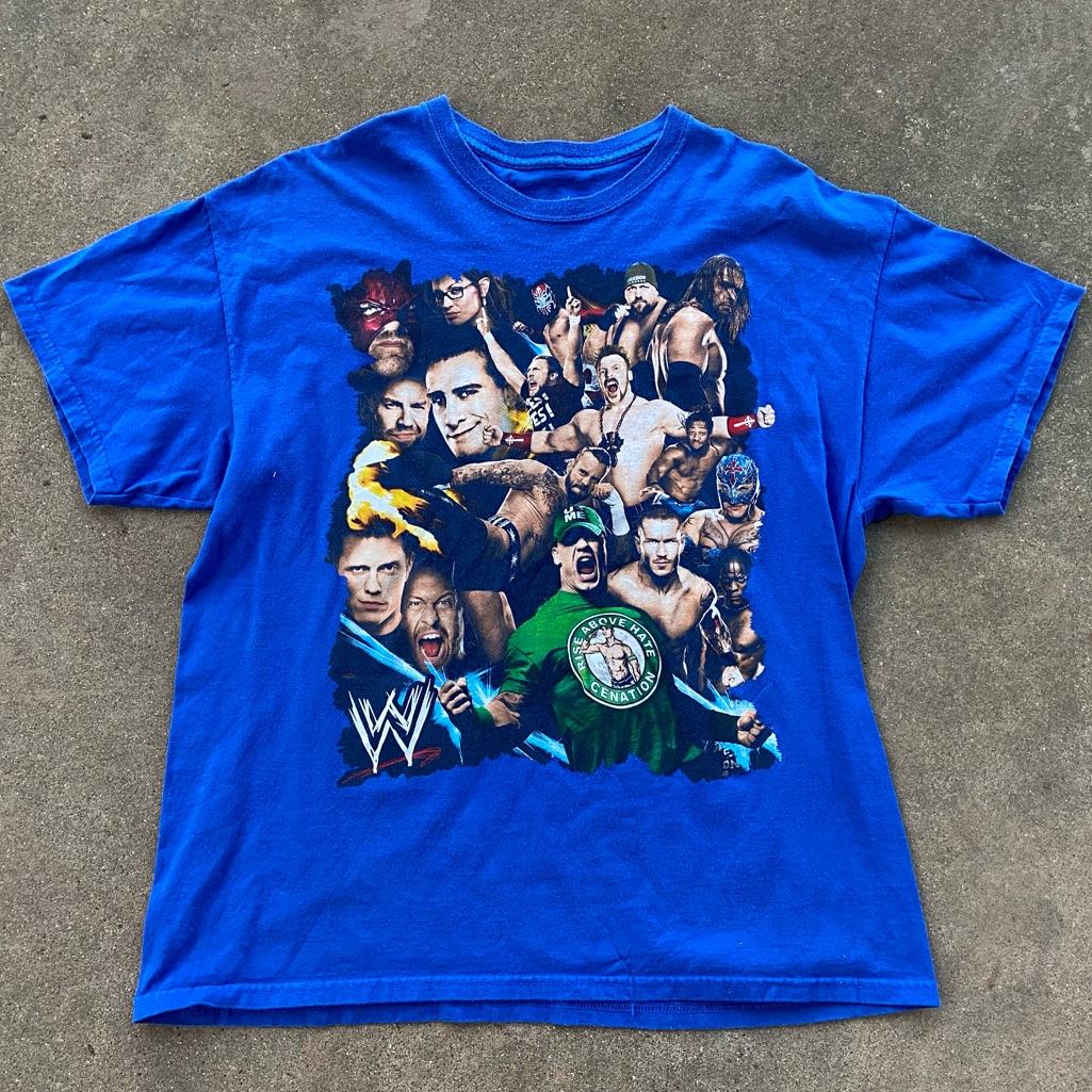 Wwe Wrestling Graphic Tee Shirt Size Xl